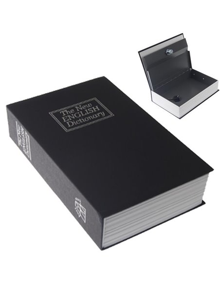 Χρηματοκιβώτιο-λεξικό μαύρο Y24x15.5x5.5εκ.