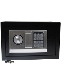Χρηματοκιβώτιο με συνδυασμό και κλειδί μαύρο Υ20x31x20εκ. βάθος