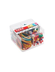 Comix σετ πινέζες-πιάστρες-συνδετήρες-λαστιχάκια