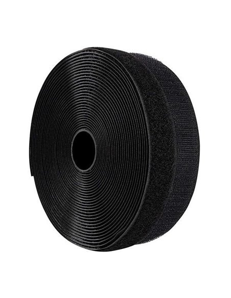 Velcro ταινία αυτοκόλλητη μαύρη,16mm, 25μέτρα