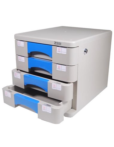 Next συρταριέρα με 4 συρτάρια γκρι Α4 Υ29x36x29.5εκ.