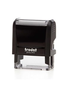 Trodat printy σφραγίδα μαύρη 4912 με μπλε μελάνι