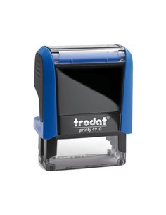 Trodat printy σφραγίδα μπλε 4910 με μαύρο μελάνι