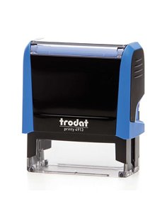 Trodat printy σφραγίδα μπλε 4913 με μπλε μελάνι