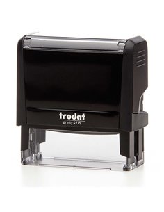 Trodat printy σφραγίδα μαύρη 4915 με μπλε μελάνι