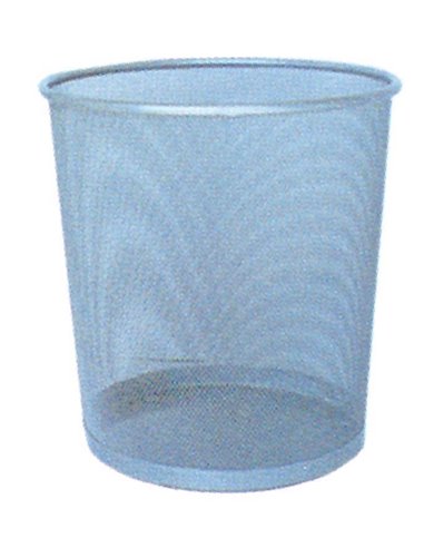 Καλάθι αχρήστων ασημί Υ34,5x29,5εκ.