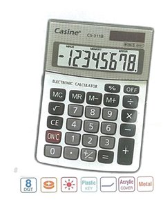 Casine κομπιουτεράκι 8 ψηφίων 15x10x3εκ.