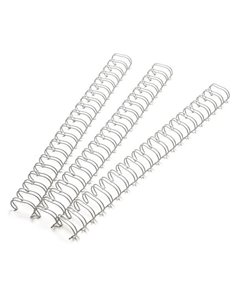 Μεταλλικό σπιράλ βιβλιοδεσίας 30εκ. λευκό 1/4", 3:1, 6,4χιλ.