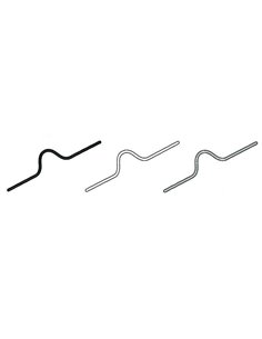 Μεταλλικό κρεμασταράκι λευκό 7εκ. (1000τεμ)