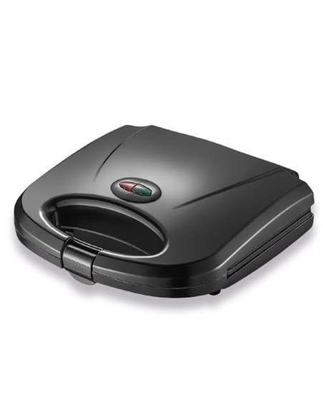 Τοστιέρα μαύρη 800W 23xΥ9εκ.