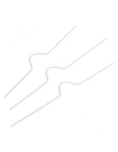 Μεταλλικό κρεμασταράκι λευκό 10εκ. (1000τεμ)