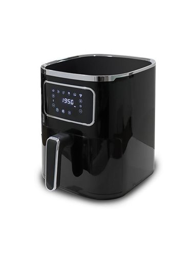Φριτέζα αέρος XL μαύρη με αποσπώμενο κάδο 5l 1450W, 26,5x35xY31εκ.