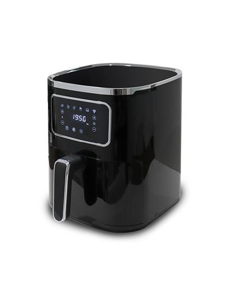 Φριτέζα αέρος XL μαύρη με αποσπώμενο κάδο 5l 1450W, 26,5x35xY31εκ.