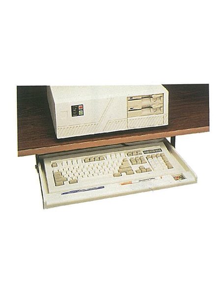 Συρόμενη θήκη πληκτρολογίου μαύρη