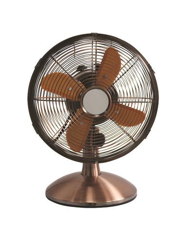 Ανεμιστήρας επιτραπέζιος 40W χάλκινος Ø30x42εκ.
