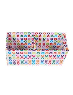 Next θήκη "Ασπροι κύκλοι" Υ33x15x12εκ.