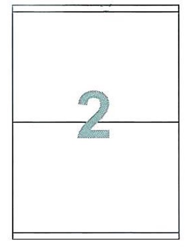 Fleks ετικέτες αυτοκόλλητες λευκές Α4 210x148,1mm 100φ