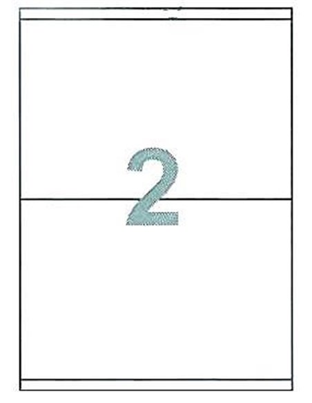 Fleks ετικέτες αυτοκόλλητες λευκές Α4 210x148,1mm 100φ