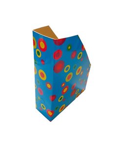 Next θήκη περιοδικών "Μπλε κύκλοι" Υ32x25x9εκ.