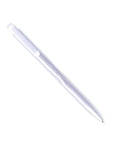 Στυλό πλαστικό ασημί με κλιπ