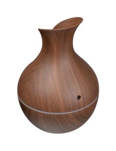 Υγραντήρας με όψη σκούρου ξύλου Υ14,5xØ9εκ.