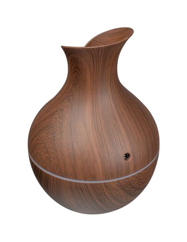 Υγραντήρας με όψη σκούρου ξύλου Υ14,5xØ9εκ.