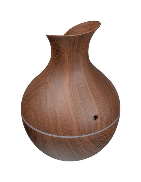 Υγραντήρας με όψη σκούρου ξύλου Υ14,5xØ9εκ.
