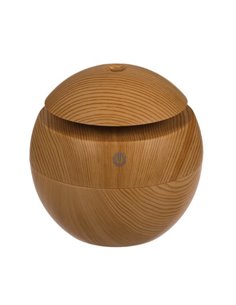 Συσκευή για αρωματοθεραπεία με ξύλινη όψη, led φωτισμό και καλώδιο USB