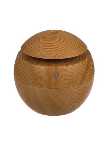 Συσκευή για αρωματοθεραπεία με ξύλινη όψη, led φωτισμό και καλώδιο USB