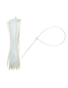 Δεματικά καλωδίων λευκά 29εκ x 3,6mm 100τεμ.