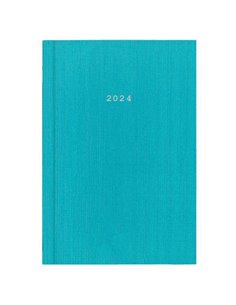 Next ημερολόγιο 2024 fabric ημερήσιο δετό γαλάζιο 17x25εκ.