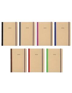 Next ημερολόγιο 2024 ECO ημερήσιο flexi με λάστιχο 14x21εκ.