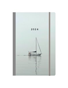 Next ημερολόγιο 2024 Trends ημερήσιο flexi με λάστιχο 12x17εκ. Sail away