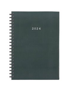 Next ημερολόγιο 2024 basic ημερήσιο σπιράλ γκρι 17x25εκ.