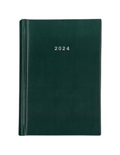 Next ημερολόγιο 2024 basic ημερήσιο δετό πράσινο 12x17εκ.