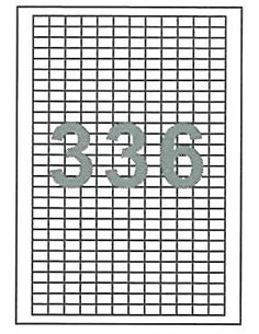 Fleks ετικέτ. αυτοκόλ. λευκές 15x10mm 336/φ 100φ Α4