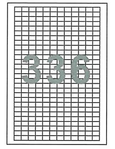 Fleks ετικέτ. αυτοκόλ. λευκές 15x10mm 336/φ 100φ Α4