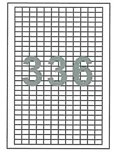 Fleks ετικέτ. αυτοκόλ. λευκές 15x10mm 336/φ 100φ Α4