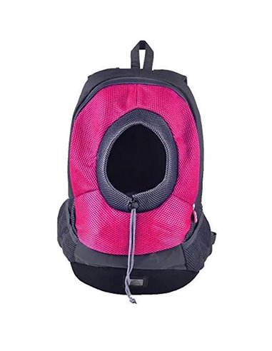 Τσάντα μεταφοράς κατοικιδίου ροζ Υ42x35x16εκ. small