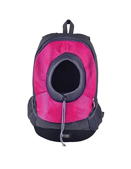 Τσάντα μεταφοράς κατοικιδίου ροζ Υ42x35x16εκ. small