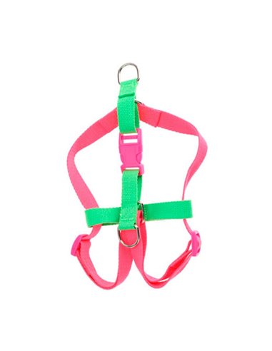 Σαμαράκι σκύλου φουξ-πράσινο large 50-70εκ.