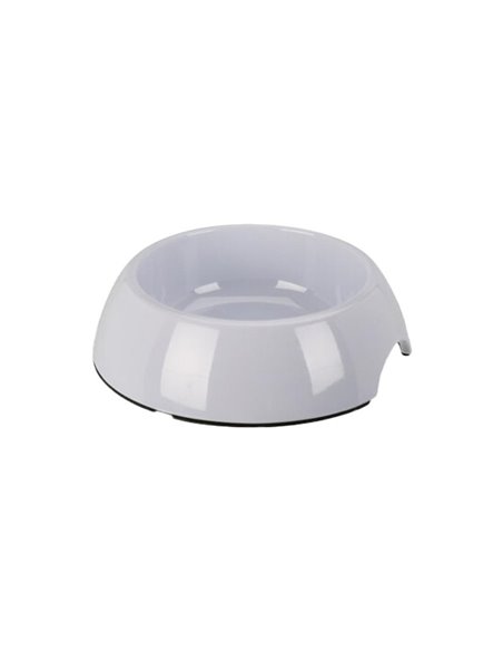 Μπωλ σκύλου πλαστικό λευκό Υ4,5xØ14εκ.