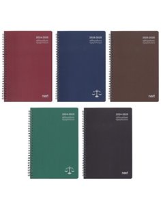 Next ημερολόγιο 2024-25 classic εβδομαδιαίο δικηγόρων σπιράλ 17x25εκ.