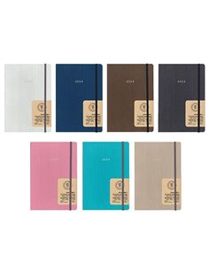 Next ημερολόγιο ACADEMIC+ 9/2023-12/2024 Fabric εβδομαδιαίο flexi 14x21εκ.