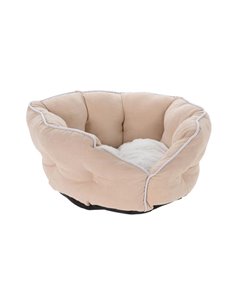 Κρεβάτι σκύλου ή γάτας μπεζ Υ18,5x50x18εκ.