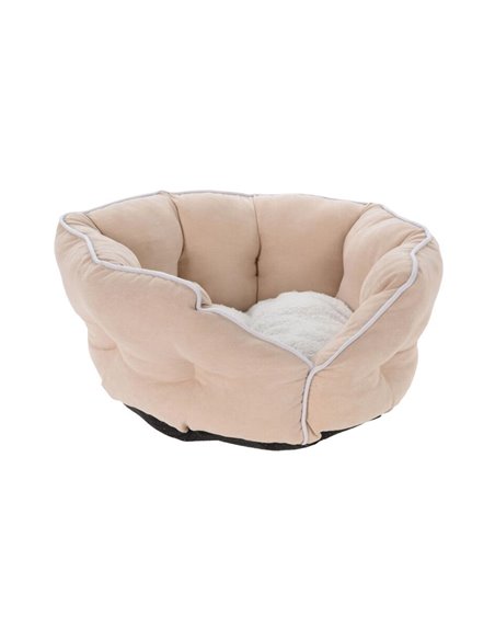 Κρεβάτι σκύλου ή γάτας μπεζ Υ18,5x50x18εκ.