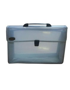 Comix τσάντα με κούμπωμα διάφανη Υ26x38.5x3.5εκ.