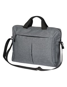 Τσάντα για λάπτοπ πολυεστέρα γκρι 39x9x29εκ