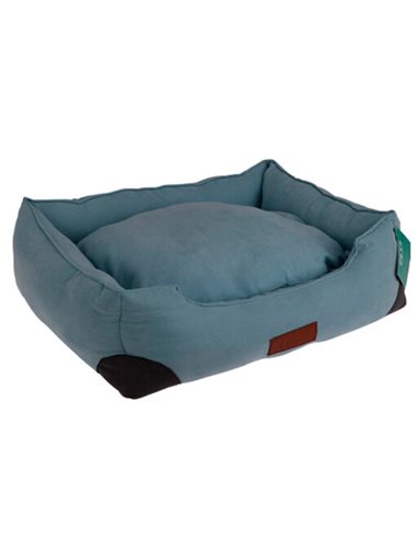 Καναπές-κρεβάτι σκύλου ή γάτας μπλε Υ17x55x48εκ.