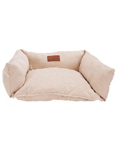 Κρεβάτι-καναπές σκύλου ή γάτας καφέ Υ16x55x42εκ.